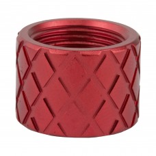Backup Tactical Hash Marks, Pistol Thread Protector, Red Finish, 1/2 x 28 RH HASH-RED
