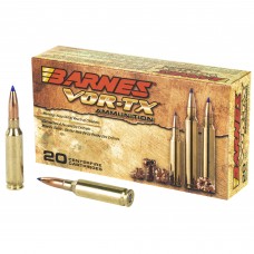 Barnes VOR-TX, 6.5 Creedmoor, 120 Grain, Tipped Triple Shock X BT, 20 Round Box, California Certified Nonlead Ammunition 30815