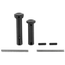 Battle Arms Development, Inc. Enhanced Pin Set Kit, For AR Rifles, Includes Enhanced Takedown Pin, Enhanced Pivot Pin, 2 KNS Detents, and 2 Springs, Black Finish 100-013-491