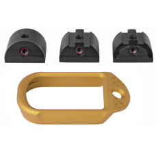 Battle Arms Development, Inc. Magwell, Gold Finish, Fits Glock 19 Gen1-4 BAD-MW-G19-G