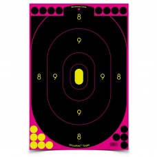 Birchwood Casey Shoot-N-C Target, Silhouette Pink, 12x18, 5 Targets, Pink BC-34635