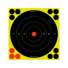 Birchwood Casey Shoot-N-C Target, Round Bullseye, 8