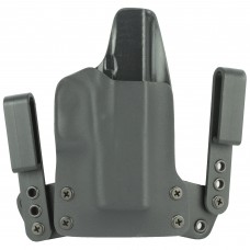 BlackPoint Tactical Mini Wing IWB Holster, Fits Glock 43, Right Hand, Black Kydex, 15 Degree Cant 103283