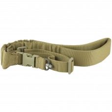 Blue Force Gear UDC Padded Bungee Sling, Single Point, With Push Button Adapter, Coyote Brown UDC-200-BG-PB-CB