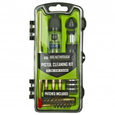 Breakthrough Clean Technologies Vision Series, Cleaning Kit, For .38/.40/.45 Cal, Includes Cleaning Rod Sections, Hard Bristle Nylon Brushes, Jags, Patch Holders, Cotton Patches, Durable Aluminum Handle And Mini Bottles of 