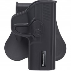 Bulldog Cases Rapid Release Polymer Holster, Fits Commander Size 1911s, Right Hand, Polymer, Black RR-1911
