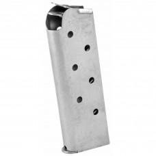 CMC Products Match Grade Magazine, 45ACP, 7Rd, Fits Officer Size 1911, Stainless M-MG-45CP7