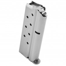 CMC Products Magazine, Match Grade, 9MM, 8Rd, Fits Officer Size 1911, Stainless M-MG-9CP8