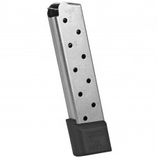 CMC Products Magazine, Railed Power Mag, 45 ACP, 10Rd, Stainless, Fits 1911 M-RPM-45FS10