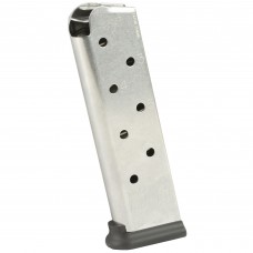 CMC Products Magazine, Railed Power Mag, 45 ACP, 8Rd, Stainless, Fits 1911 M-RPM-45FS8
