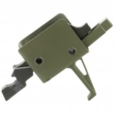 CMC Triggers Match Trigger, Single Stage, Flat,Fits Small Pin AR, OD Green 91503ODG