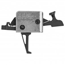 CMC Triggers 2-Stage Small Pin Flat Trigger, 2lb Set - 2lb Release, Black Finish 92504