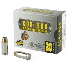 CorBon Self Defense, 40S&W, 135 Grain, Jacketed Hollow Point, 20 Round Box 40135