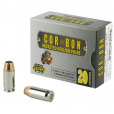 CorBon Self Defense, 45ACP, 230 Grain, Jacketed Hollow Point, +P, 20 Round Box 45230