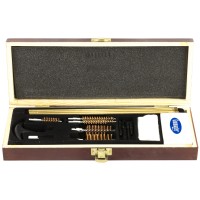 DAC Universal Gun Cleaning Kit, Wood Box, 17 Pieces