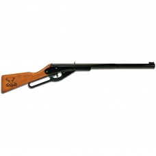 Daisy Model 105 Buck, Air Rifle, .177 BB, Black Finish, Wood Stock, Lever Action, 400 Shot, 350 Feet per Second 2105