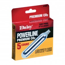 Daisy Model 7580 Powerline CO2 Cylinders, 12 Grams, 5 Per Box 7580