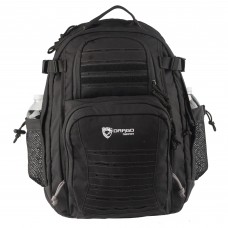 Drago Gear Defender Backpack, 600D Polyester, Black 14-310BL