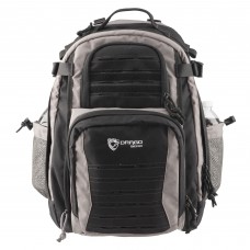 Drago Gear Defender Backpack, 600D Polyester, Shadow two tone Black and Steel 14-310SH