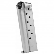 Ed Brown Magazine, 9MM, 9Rd, Stainless, Fits 1911, Includes 1 Thick and 1 Thin Base Pad 849