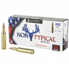 Federal Non Typical, 243 Win, 100Gr, Soft Point, 20 Round Box 243DT100