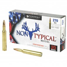 Federal Non Typical, 270 Win, 130Gr, Soft Point, 20 Round Box 270DT130