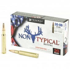 Federal Non Typical, 30-06, 180Gr, Soft Point, 20 Round Box 3006DT180