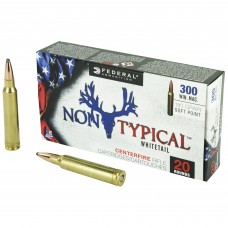 Federal Non Typical, 300 Win, 180Gr, Soft Point, 20 Round Box 300WDT180