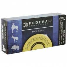 Federal PowerShok, 30-30, 170 Grain, Soft Point, Round Nose, 20 Round Box 3030B