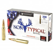 Federal Non Typical, 308 Win, 180Gr, Soft Point, 20 Round Box 308DT180