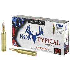 Federal Non Typical, 7MM Rem, 150Gr, Soft Point, 20 Round Box 7RDT150