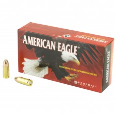 Federal American Eagle, 9MM, 115 Grain, Full Metal Jacket, 50 Round Box AE9DP