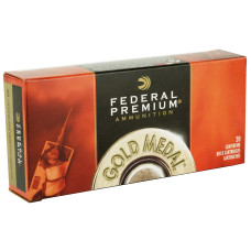 Federal Gold Medal, 338 Lapua 250 Grain, Boat Tail, Hollow Point, 20 Round Box GM338LM