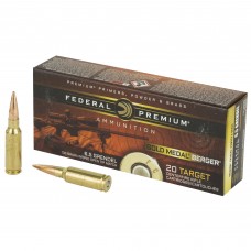 Federal Gold Medal, Berger Hybrid Boat Tail Hollow Point, 6.5 Grendel, 130 Grain, 20 Round Box GM65GDLBH130