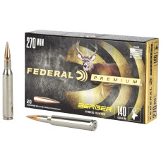 Federal Premium, Berger Hybrid Hunter, 270 Win, 140 Grain, 20 Round Box P270BCH1