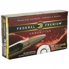 Federal Premium, 30-06, 180 Grain, Nosler Partition, 20 Round Box P3006F