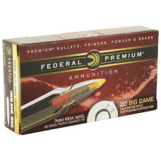 Federal Premium, 7MM REM, 160 Grain, Bonded, Hollow Point, 20 Round Box P7RTT1