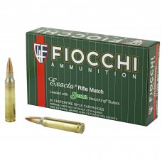 Fiocchi Ammunition Rifle, 223 Remington, 77 Grain, Hollow Point Boat Tail Match King, 20 Round Box 223MKD
