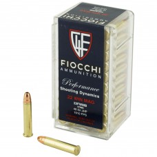 Fiocchi Ammunition Rimfire, 22WMR, 40 Grain, Jacketed HollowPoint, 50 Round Box 22FWMB