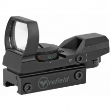 Firefield Multi Red & Green Reflex Sight, Black Finish, Red/Green- 4 Reticle Options FF13004
