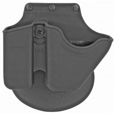 Fobus Paddle Case, Handcuff/Mag Combo 9mm/40 Cal., Universal Double Stack, Right Hand, Kydex, Black CU9
