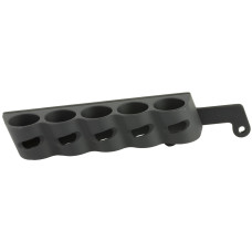 GG&G, Inc. 5 Shot Side Saddle, Fits Remington 870 Tac-14, Holds 12 Gauge Ammunition, Angle Facilitates Easy Bottom Loading of the Magazine Tube and Top Loading of the Chamber, Black Finish GGG-2004