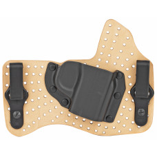Galco KingTuk Air, Inside Waistband Holster, Right Hand, Fits S&W M&P Shield 9/40, 2.0 9/40, M&P Shield 9/40 Loaded Chbr Ind and Honor Defense Honor Guard, Tan Leather/Black Kydex KA652