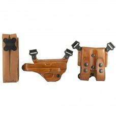 Galco Miami Classic Shoulder Holster, Fits Glock 17/19/22/23/26/27/31/32/33, Right Hand, Tan Leather MC224