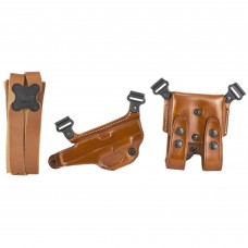 Galco Miami Classic Shoulder Holster, Fits Glock 20/21/29/30, Right Hand, Tan Leather MC228