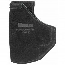 Galco Stow-N-Go Inside The Pant Holster, Fits S&W M&P Compact, Right Hand, Black Leather STO474B