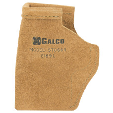 Galco Stow-N-Go Inside The Pant Holster, Fits Sig P938, Right Hand, Natural Leather STO664