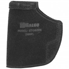 Galco Stow-N-Go Inside The Pant Holster, Fits Glock 43 & Springfield Hellcat, Right Hand, Black Leather STO800B