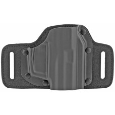 Galco Tacslide Belt Holster, Fits HK HK45, HK45C, P30, USP 45, USP 9/40, USP Compact 45, USP Compact 9/40, VP9/40, VP9SK, Right Hand, Black Leather/Kydex TS428B