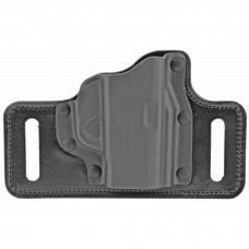 Galco Tacslide Belt Holster, Fits Sig Sauer P365, Right Hand, Black Leather/Kydex TS838B